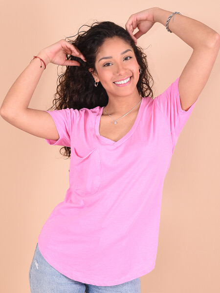 REMERA ILE FUCSIA