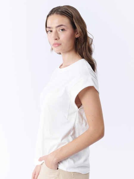 Remera sin mangas Blanco