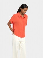 Camisa De Manga Corta naranja