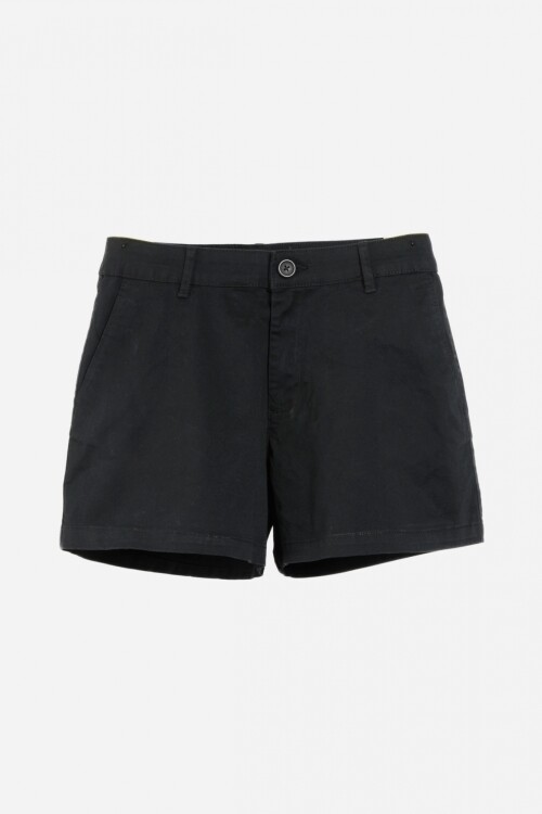 Short con bolsillos NEGRO