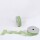 Cinta organza con puntos - 23 mts VERDE