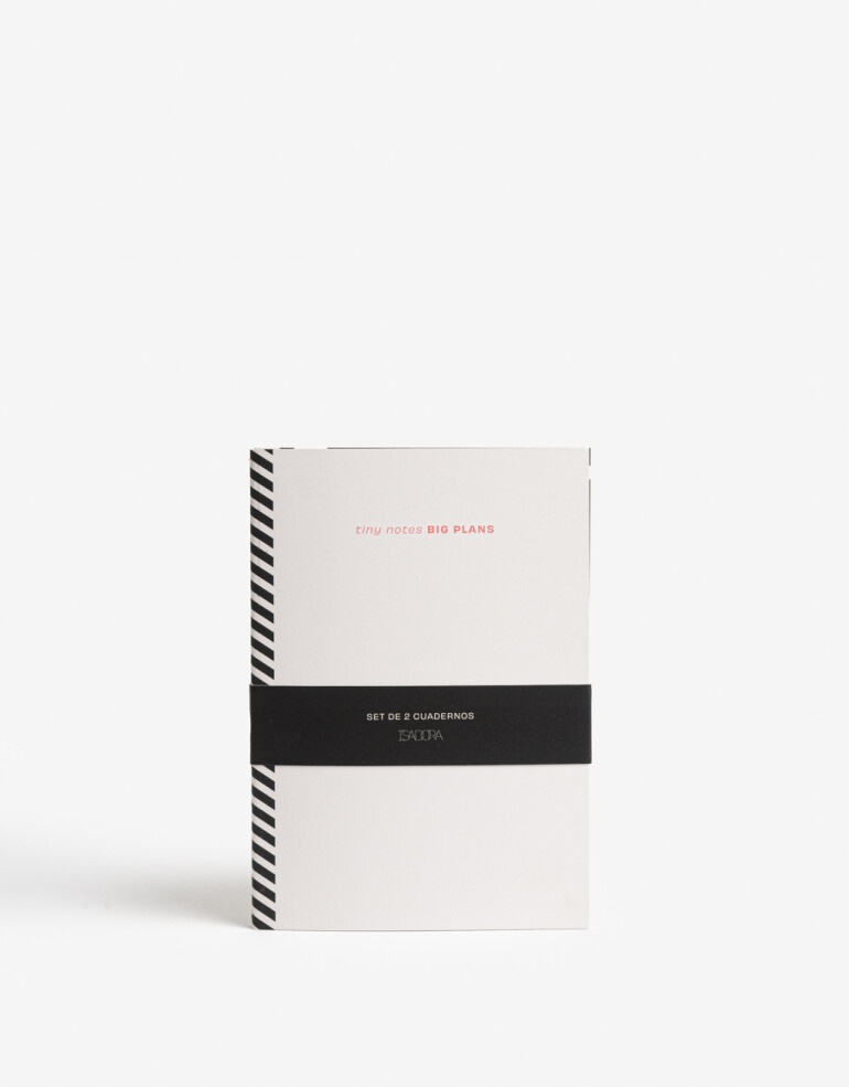 Anotadores Cuadernos y Memos Cuaderno Set Set De 2 Cuadernos - Combinacion Tricolor