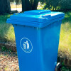CONTENEDOR PARA RESIDUOS 240L azul