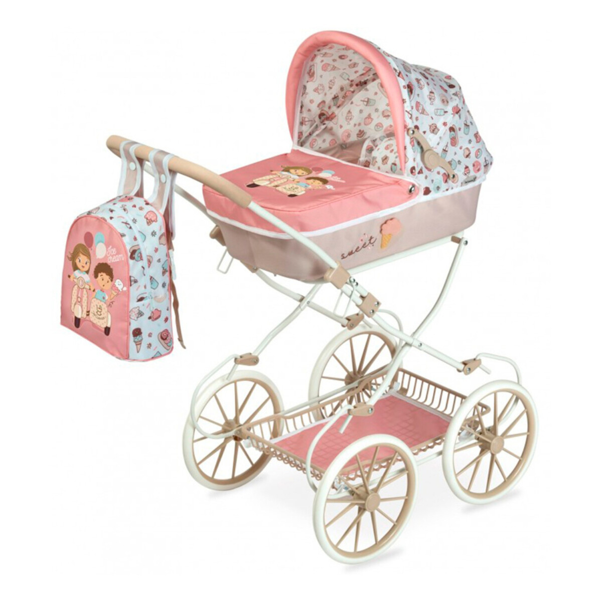Coche Para Muñecas Juguete De Cuevas Sweet Bolso Plegable 
