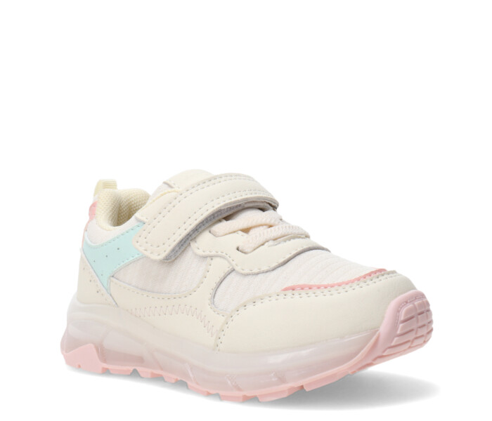 Championes de Niña MINI Miss Carol CRIBB con velcro Beige