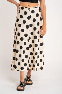 Falda Lunares Nácar