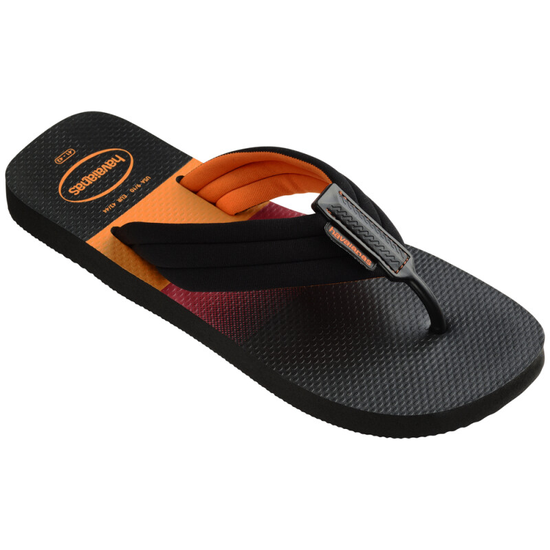 Sandalias Havaianas Urban Print Hombre Negro