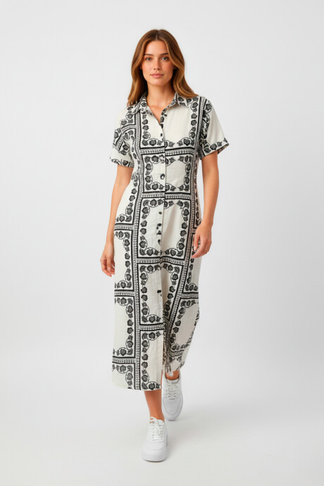 Vestido Atarea Estampado 1