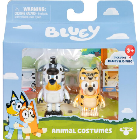 Bluey Paquete de 2 figuras Bluey Paquete de 2 figuras