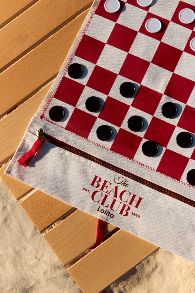 Juego de damas The beach Club - crudo 
