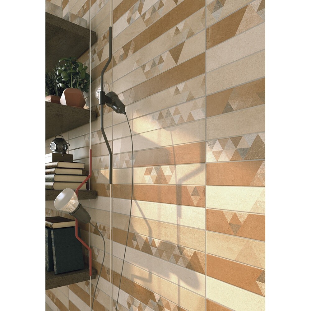 REVESTIMIENTO TREVONE MULTICOLOR "A" 20X50 CM Revestimiento Trevone Multicolor "a" 20x50 Cm