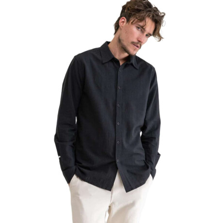 Camisa Rhythm Classic Linen Negro