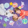8 calcomanías Glo Pals galaxia antideslizantes para bañera GALAXY