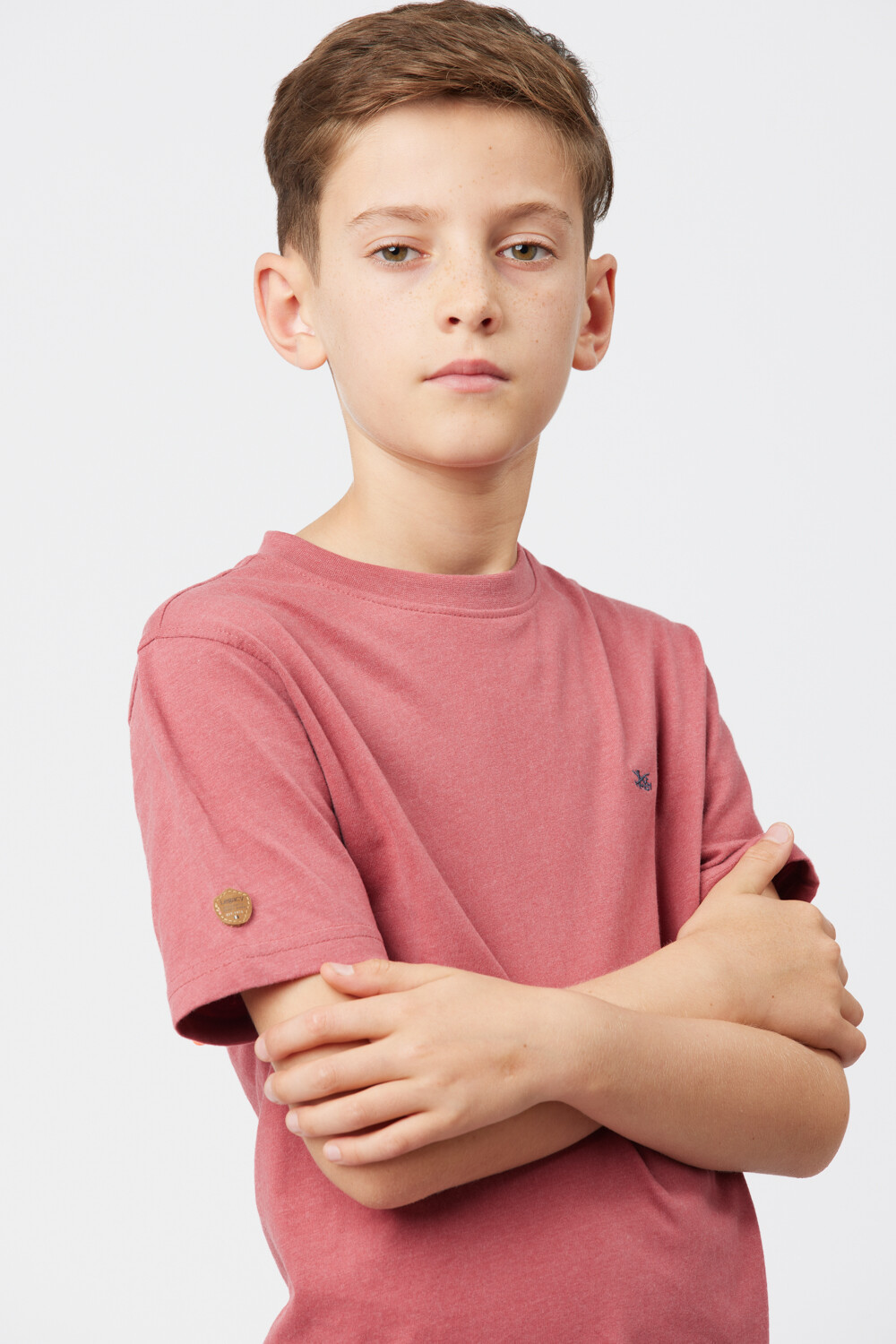 REMERA BÁSICA DE ALGODÓN Ladrillo