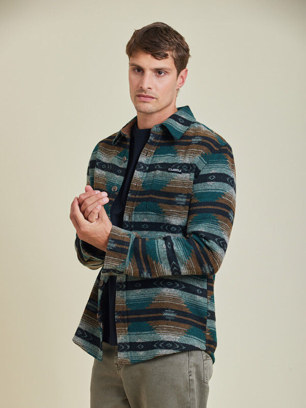 CAMISA MEDEN RUSTY MarrÓn