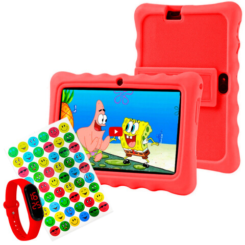 Tablet Intouch 7'' Kid's Story Q22 De Outlet OLT TABLET PC 7 INTOUCH Q22 ROJA