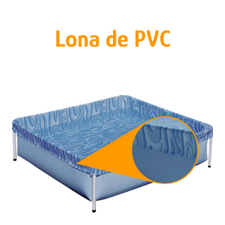 Piscina Infantil Mor 400L Estructural Metálica PVC Reforzado Azul