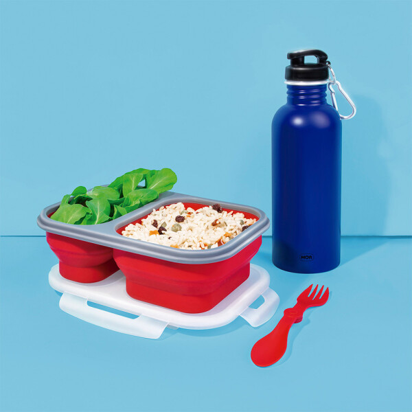 BOTELLA ACERO INOXIDABLE 750 ML. TO GO TRENDY NEGRO
