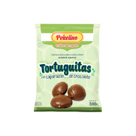 GALLETITA PEKELINO TORTUGUITAS CON CAPARAZÓN DE CHOCOLATE 300GRS GALLETITA PEKELINO TORTUGUITAS CON CAPARAZÓN DE CHOCOLATE 300GRS