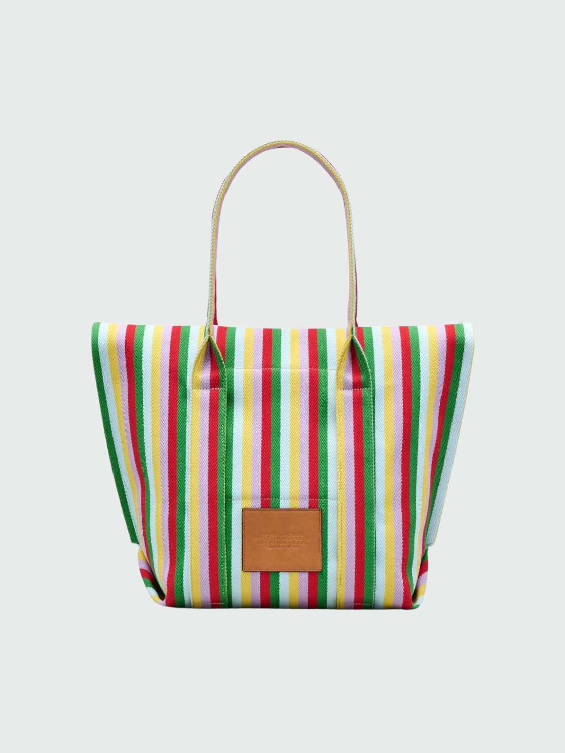Marc Jacobs- Bolso de playa Tote tejido en jacquard Violeta