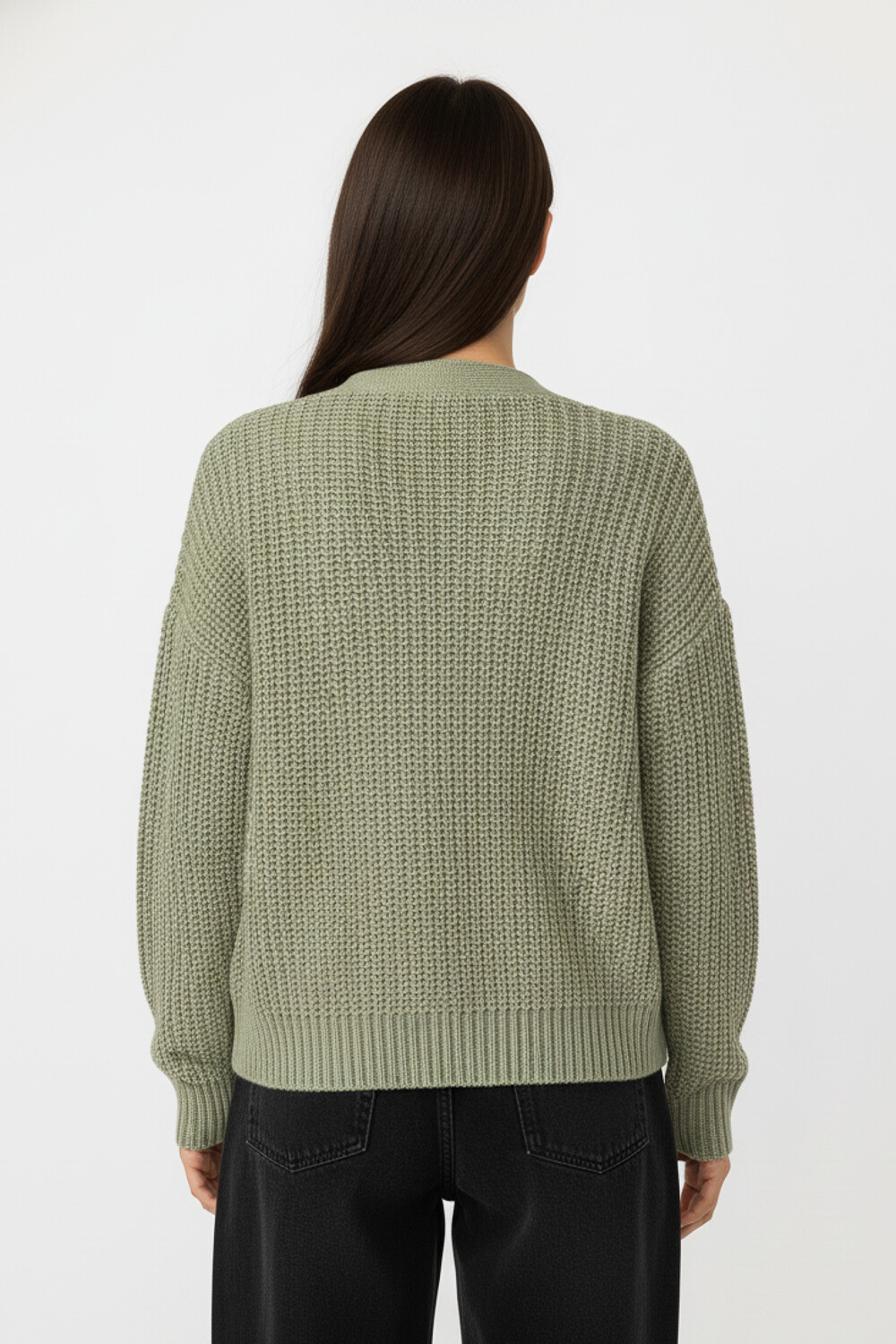 Cardigan Ahualoa Verde Palido