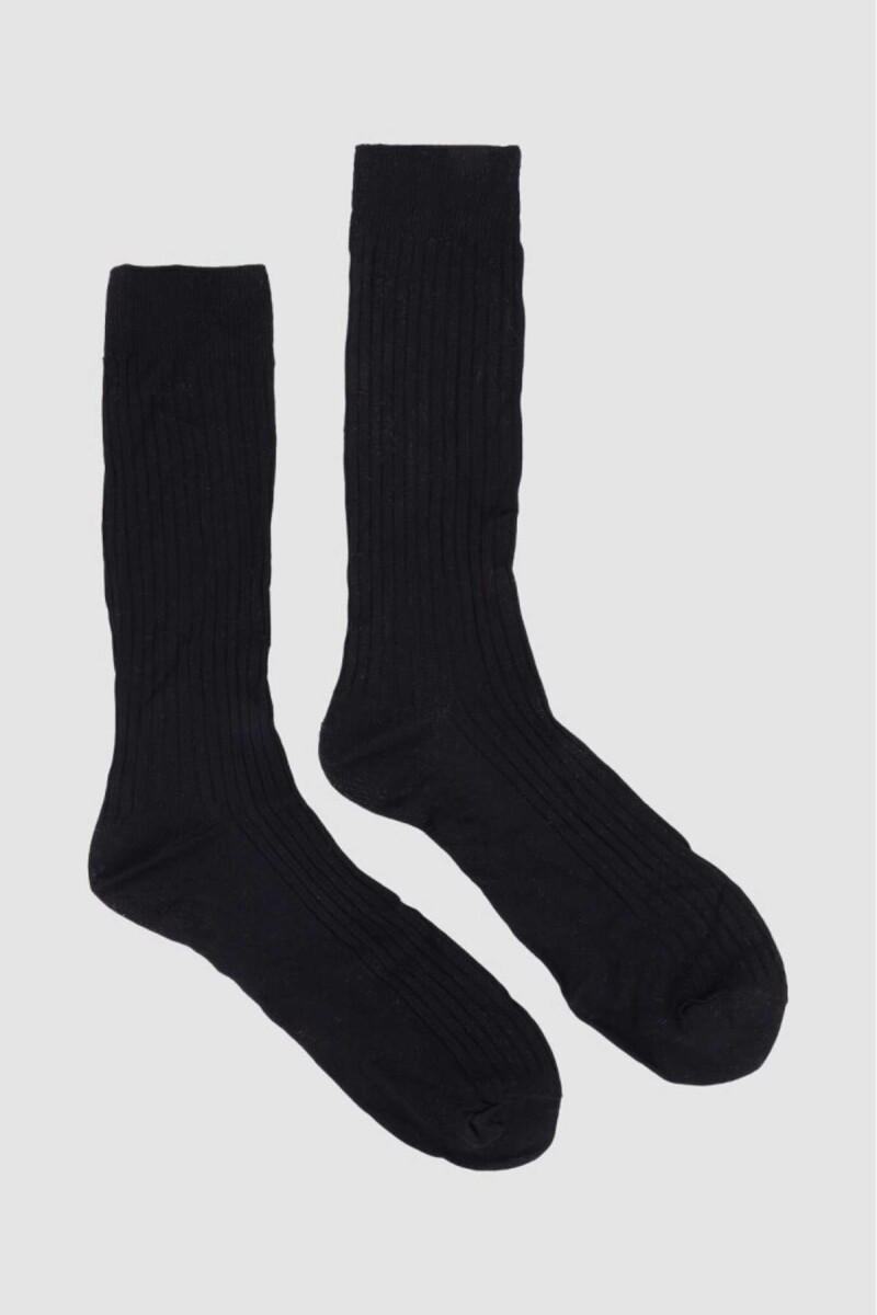 Medias de vestir sin elástico - Negro 