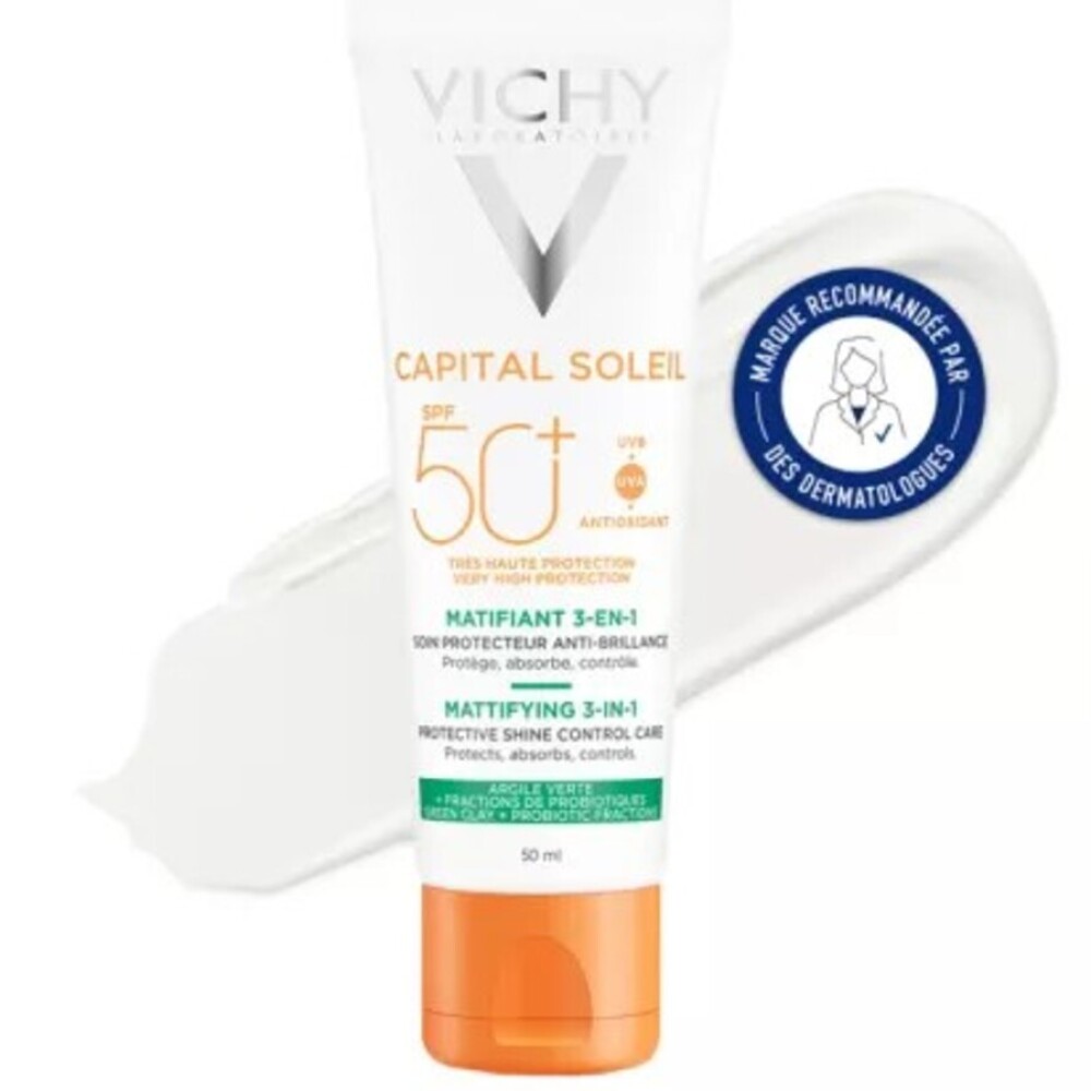 VICHY IDEAL SOLEIL ANTI-ACNE SPF 50 FR. única