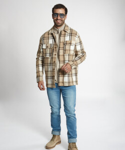 Sobrecamisa beige