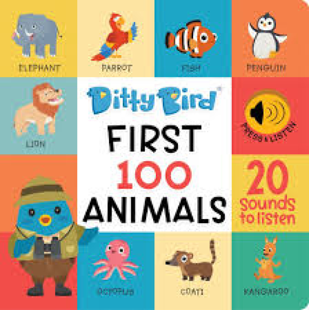 Libro Musical aprende First 100 - Animals 
