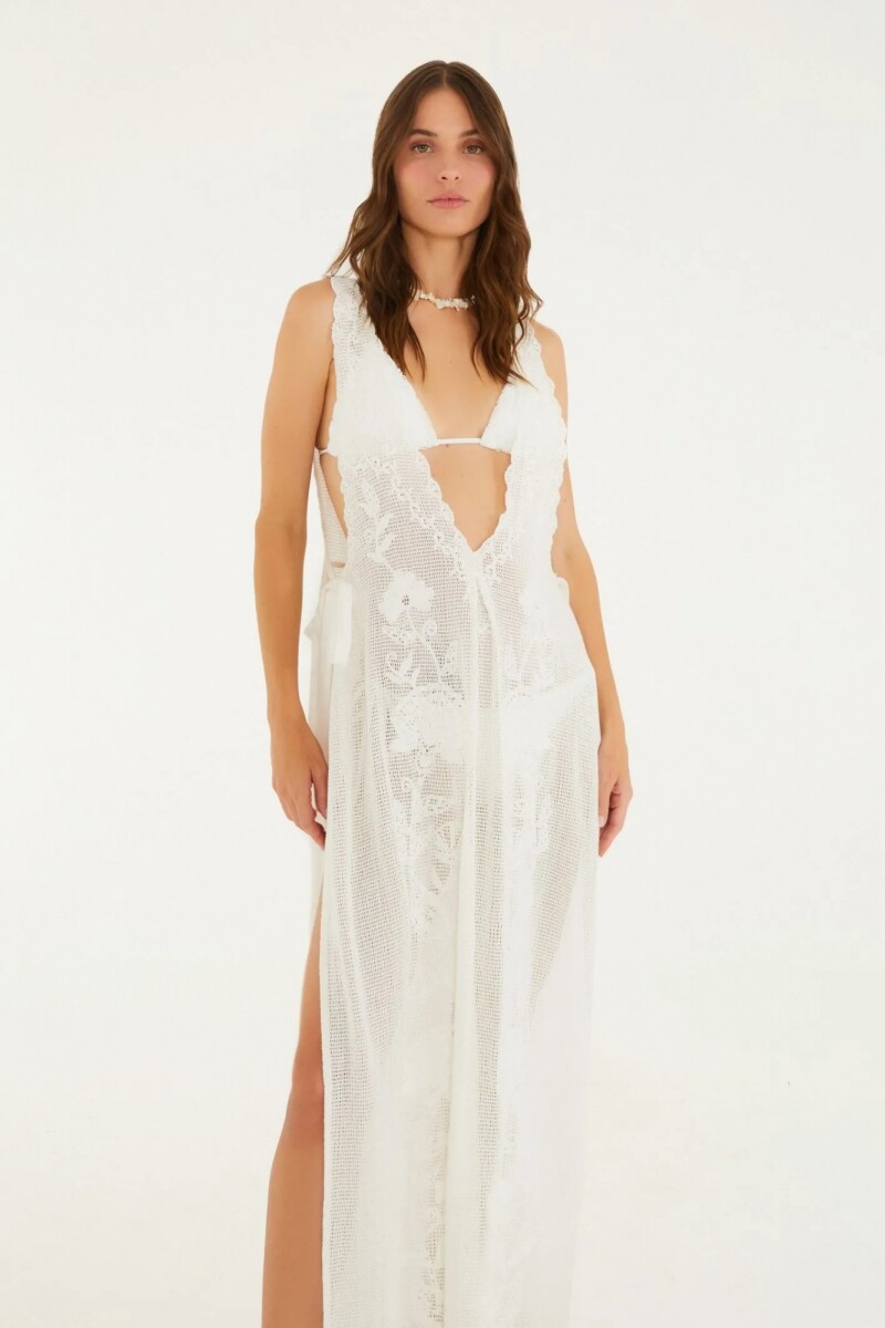 VESTIDO DELICADEZA Blanco