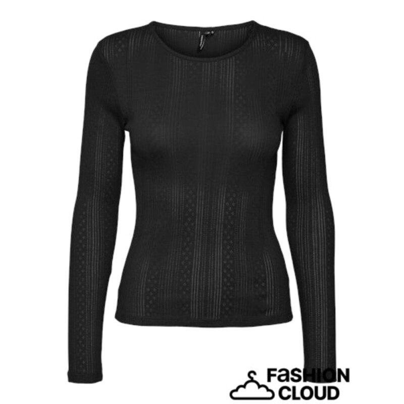 VMLISA POINTELLE LS TOP JRS NOOS BLACK