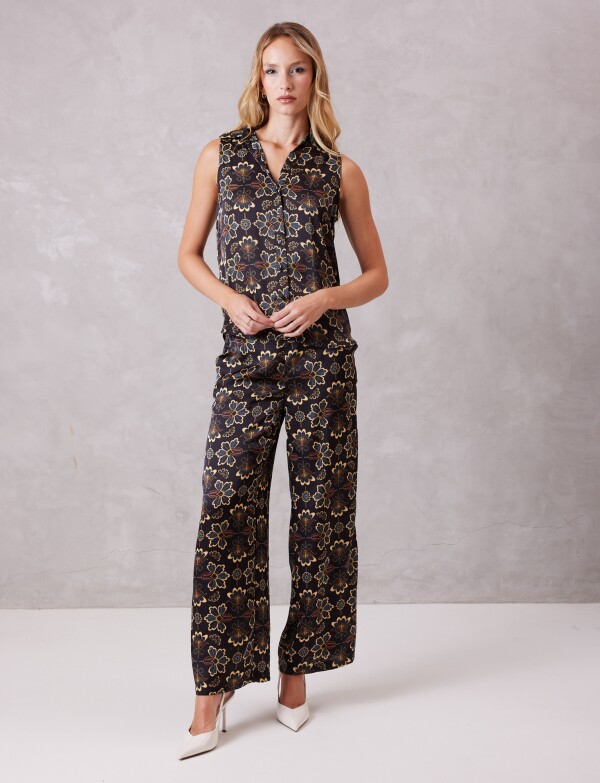 Conjunto Blusa & Pantalón NEGRO/MULTI