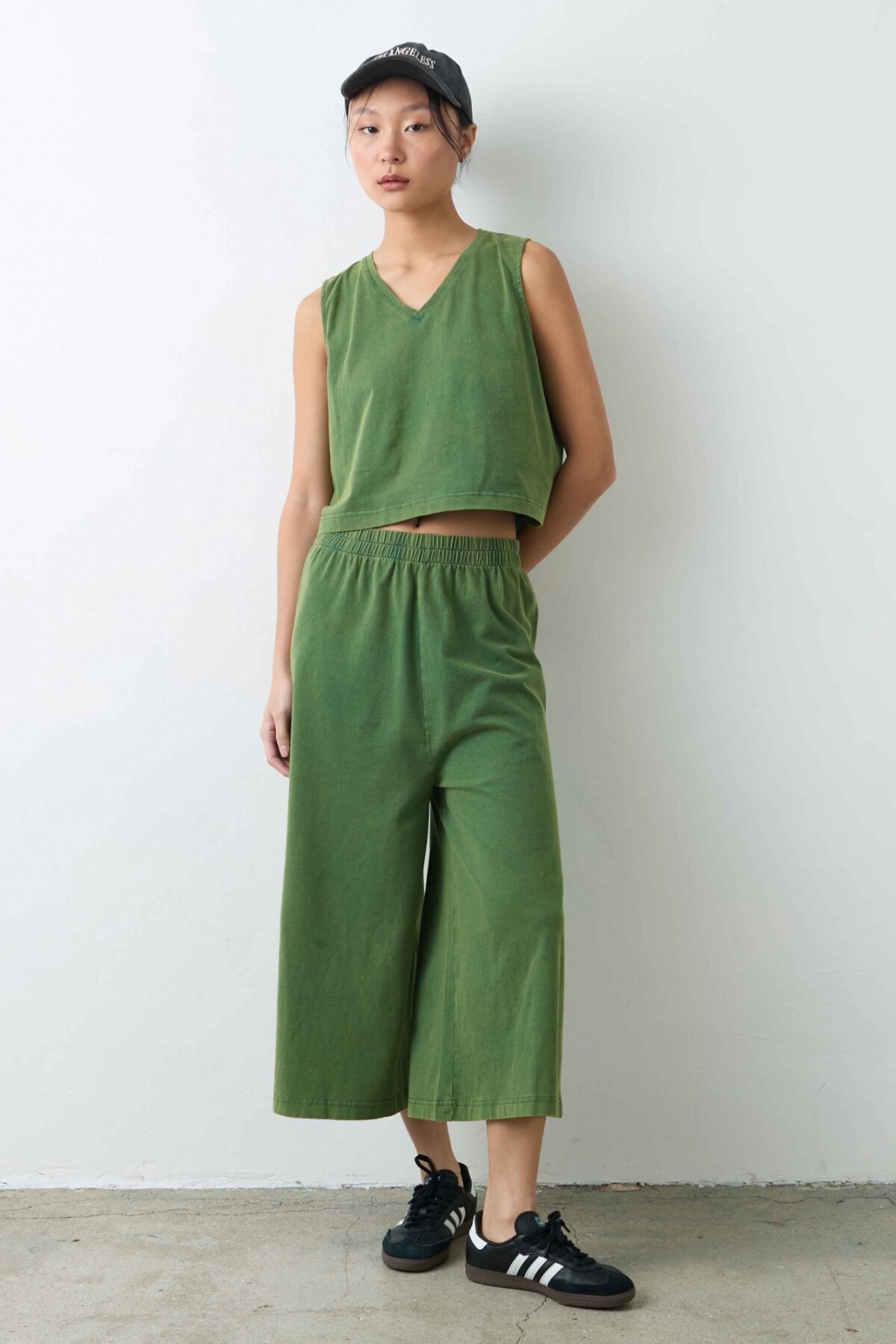 Top Dulce Verde Gastado