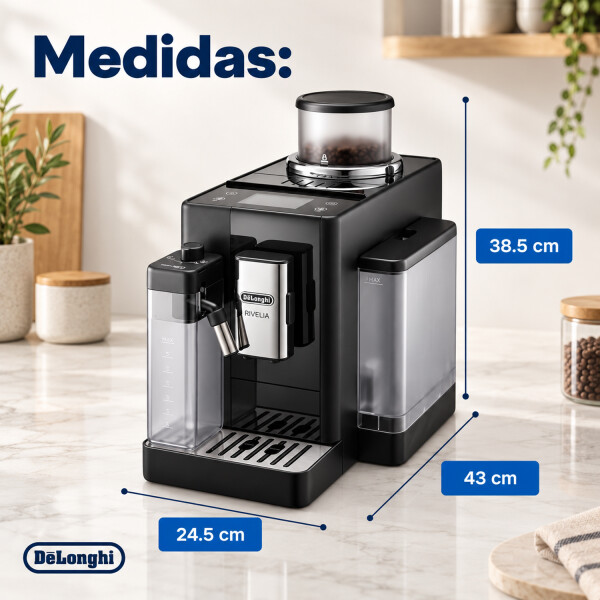Cafetera Automática De’longhi Rivelia Exam440.55.b CAFETERA DELONGHI RIVELIA EXAM440.55.B