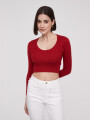 Sweater Dispa Rojo Oscuro