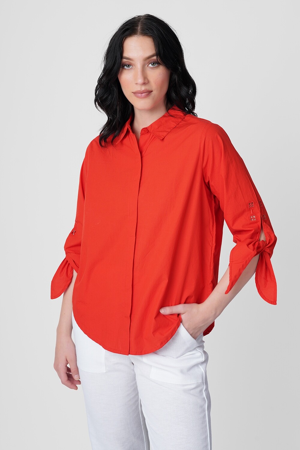 Blusa Sella Rojo Coral