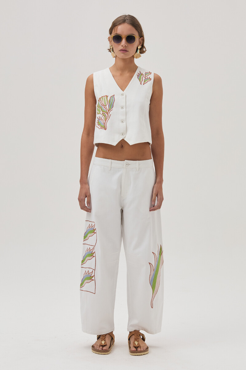 Pantalón Fleur Crudo