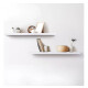 Estantes Flotantes Repisa Ménsula Invisible Melamin40x20x1.8 Blanco