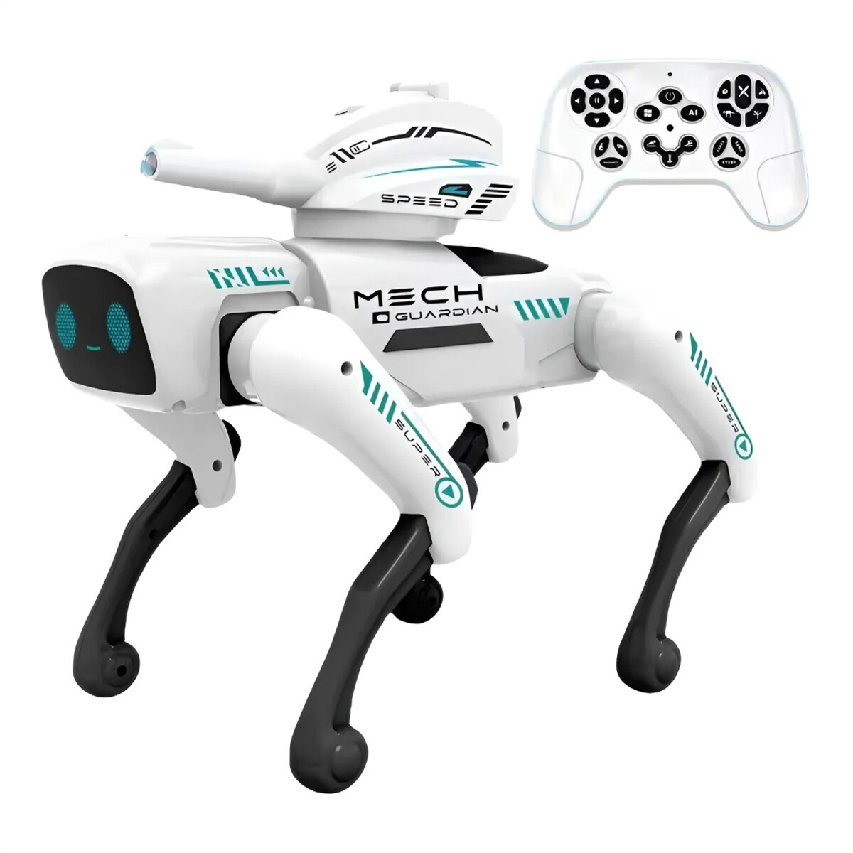 Perro Robot Control Remoto Inteligente Interactivo - PERRO ROBOT QF660-2 MECH GUARIDIAN 