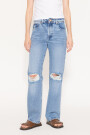 JEANS STRAIGHT CLASSIC BROKEN Celeste