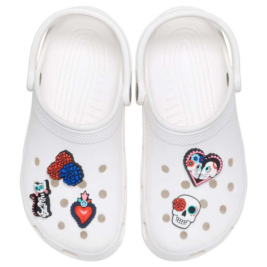 Jibbitz Artsy Dia De Los Muertos 5 Pack Multicolor
