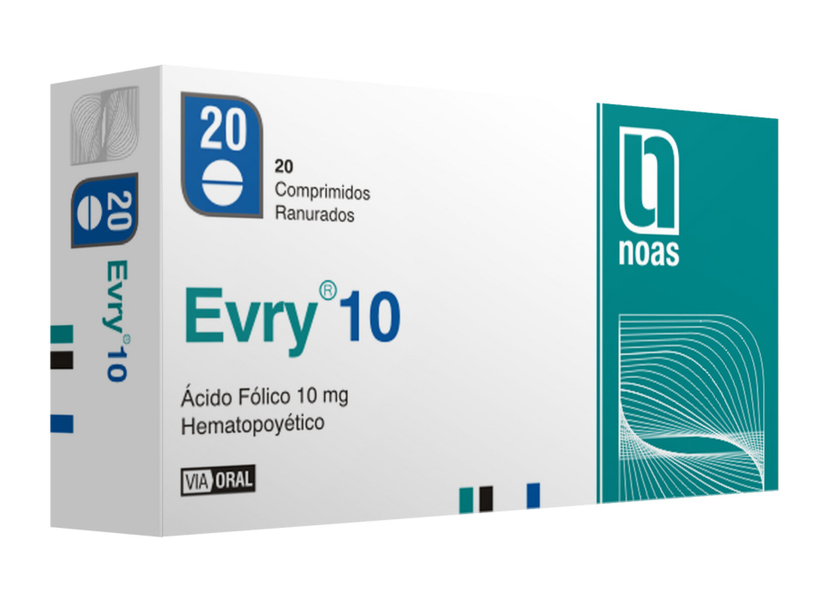Evry 10mg 20 Comprimidos 