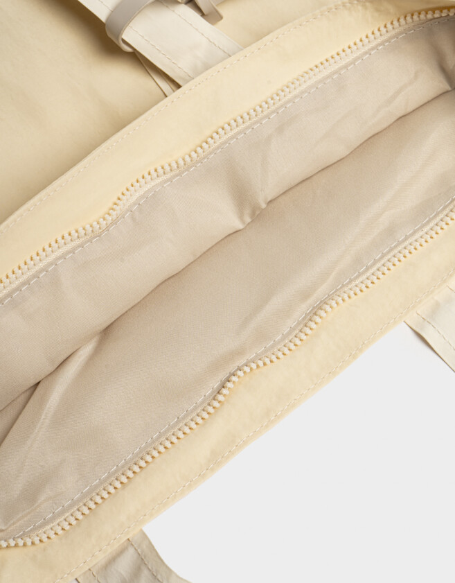 Shopper Cartera Shopper Puffy Butter - Amarillo Claro