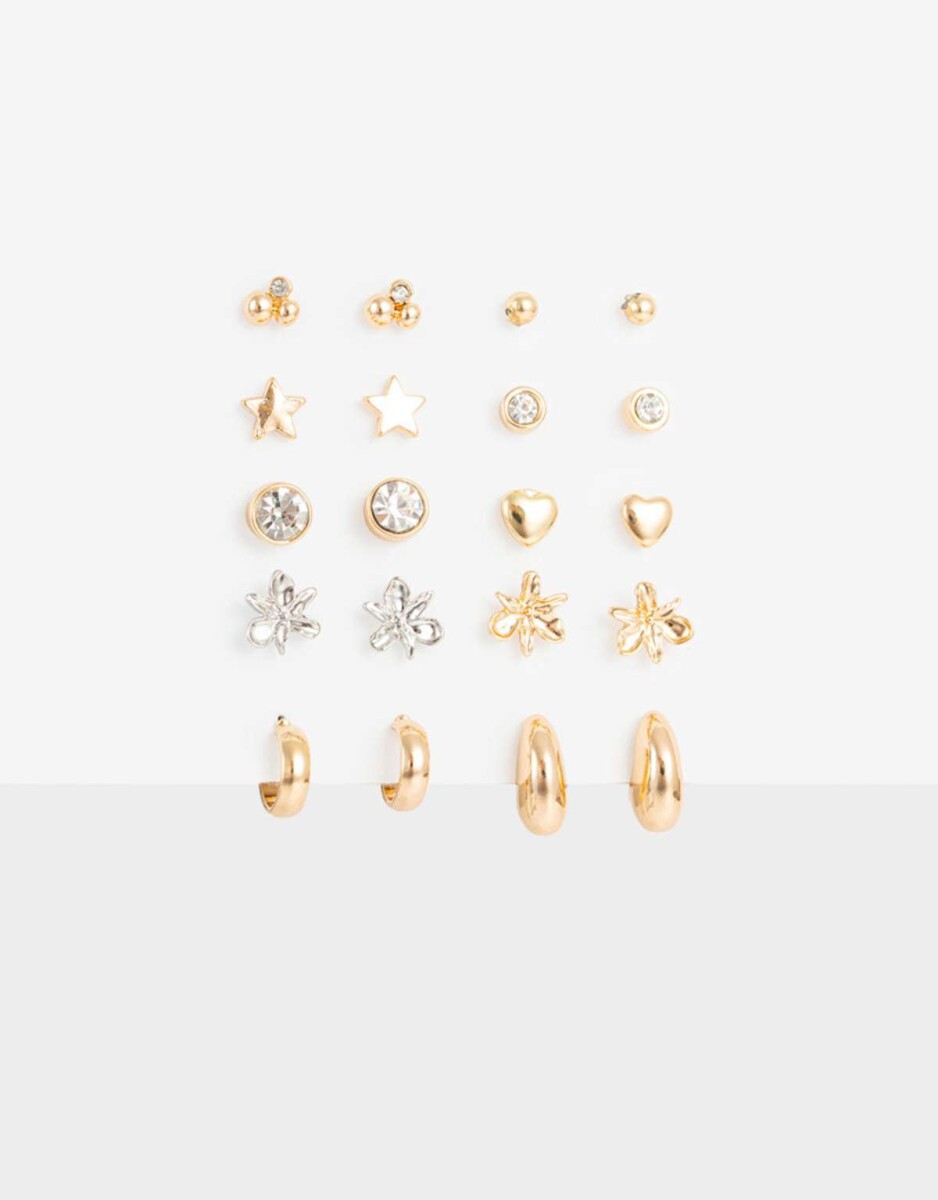 Aros Sets Metal - Dorado 