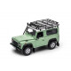 Welly Land Rover Defender, verde claro/blanco, 1:24 Welly Land Rover Defender, verde claro/blanco, 1:24