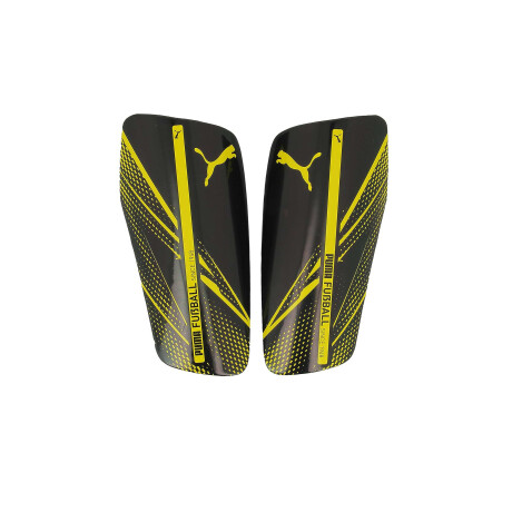 CANILLERAS PUMA ATTACANTO Black & Yellow