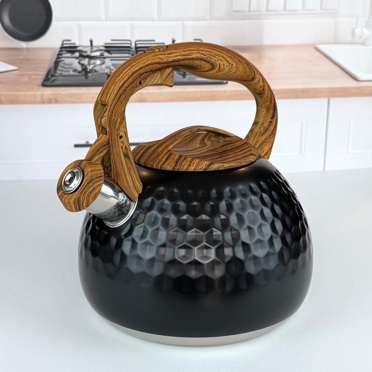 Caldera de Acero Inoxidable 3L | Negro 