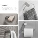 SET DE ACCESORIOS PARA BAÑO METAL SIGNATURE GRIS BRUSHED GRIS-BRUSHED NICKEL