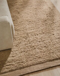 Alfombra Marely de lana beige 200 x 300 cm. Alfombra Marely de lana beige 200 x 300 cm.