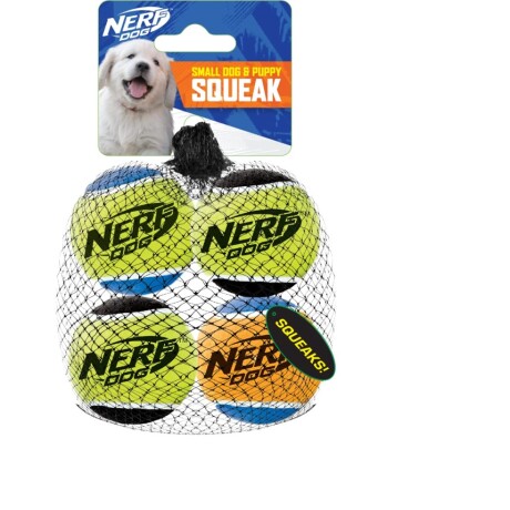 Set 4 Pelotas de Tenis para Mascotas Nerf Pet Squishy 4CM 001